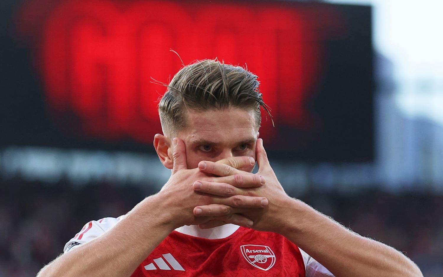 Viktor Gyökeres gjorde mål för andra matchen i rad. Arkivbild. 
