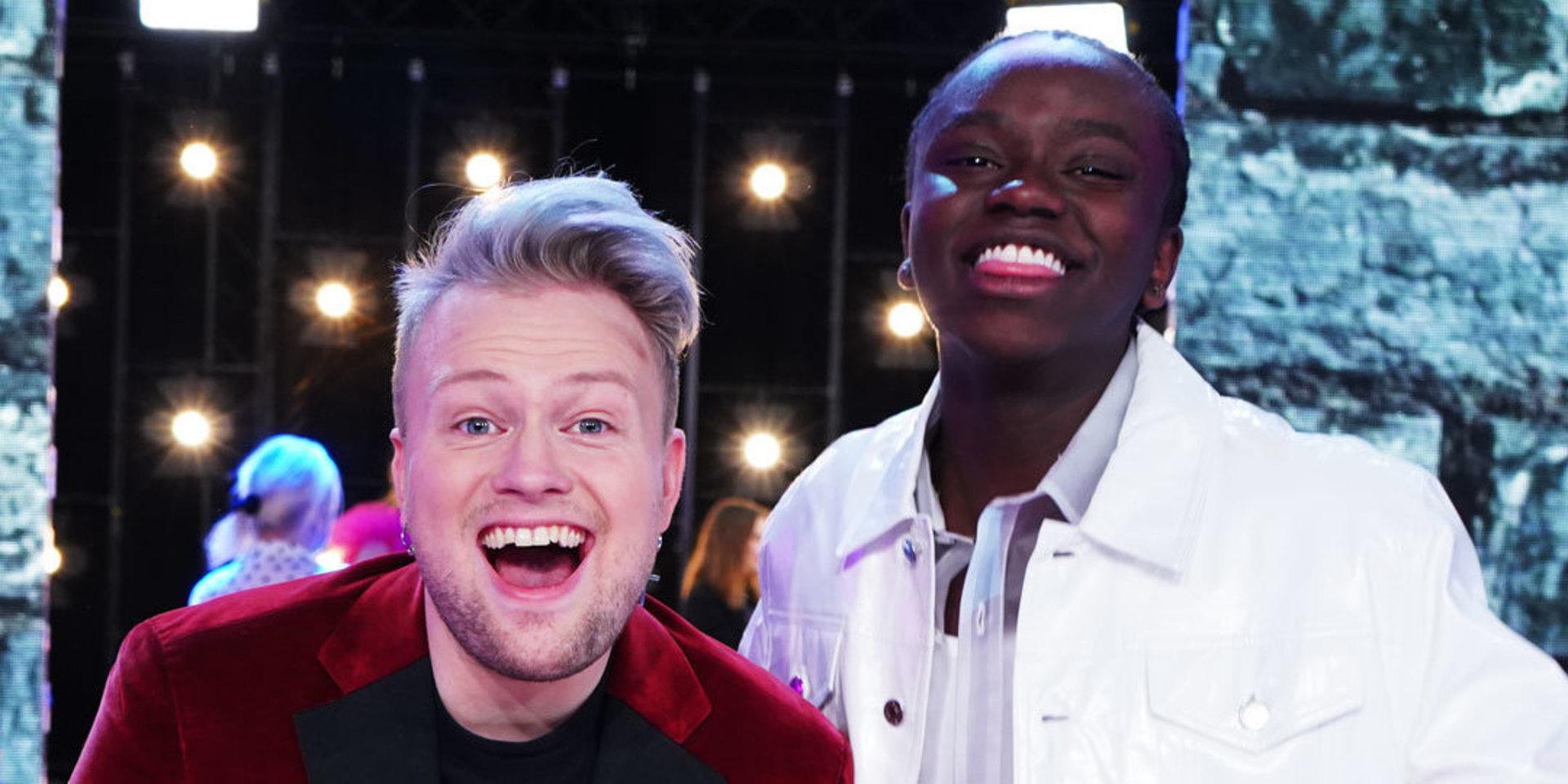 Freddie Liljegren och Tusse Chiza gör upp i årets Idolfinal i Globen.