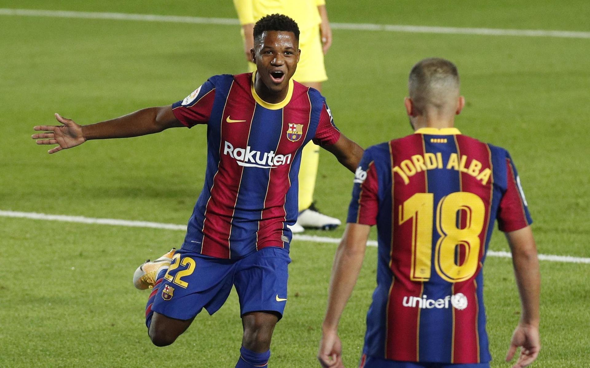 Ansu Fati gjorde succé för Barcelona under onsdagens Champions League-premiär mot Ferencvaros.