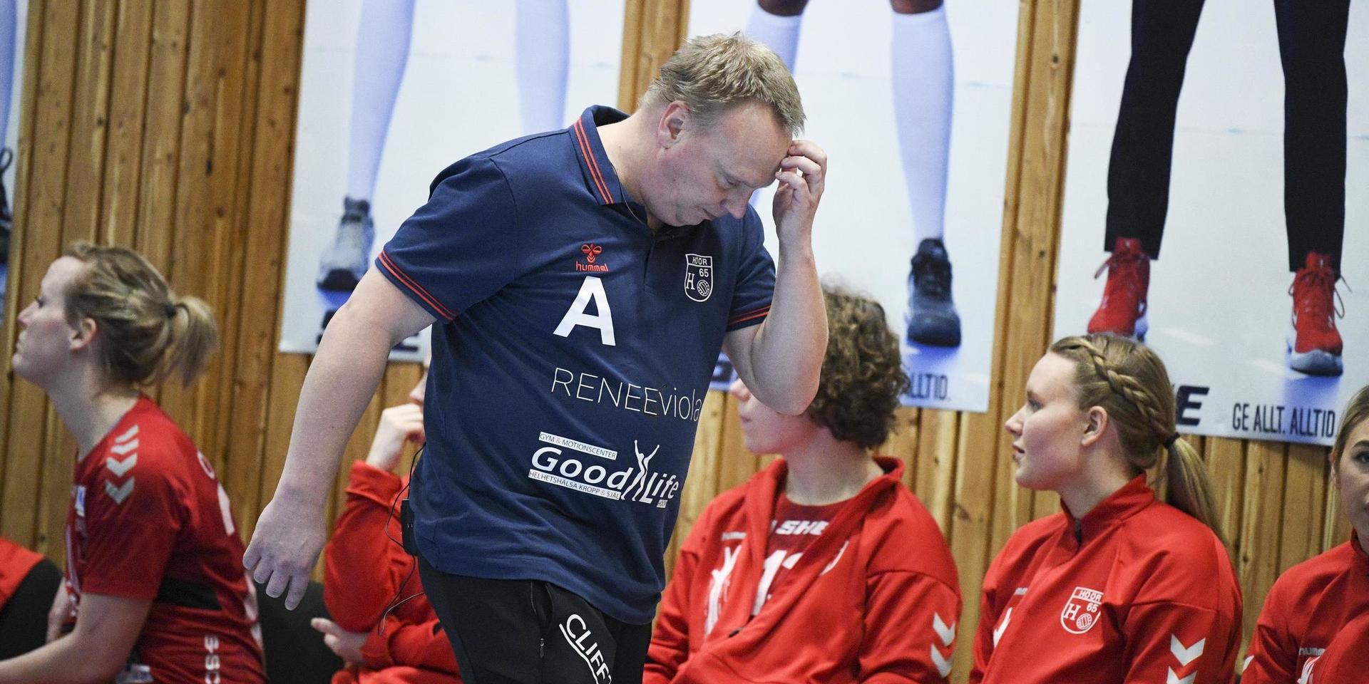 Ola Månsson, tränare i H65 Höör, hade hoppats på en plats i Champions League. Arkivbild.