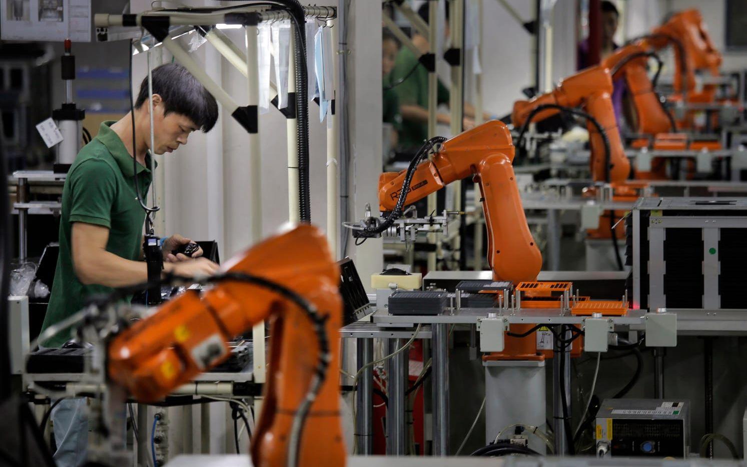 Kraftiga vinstlyft i Kinas techsektor. Arkivbild