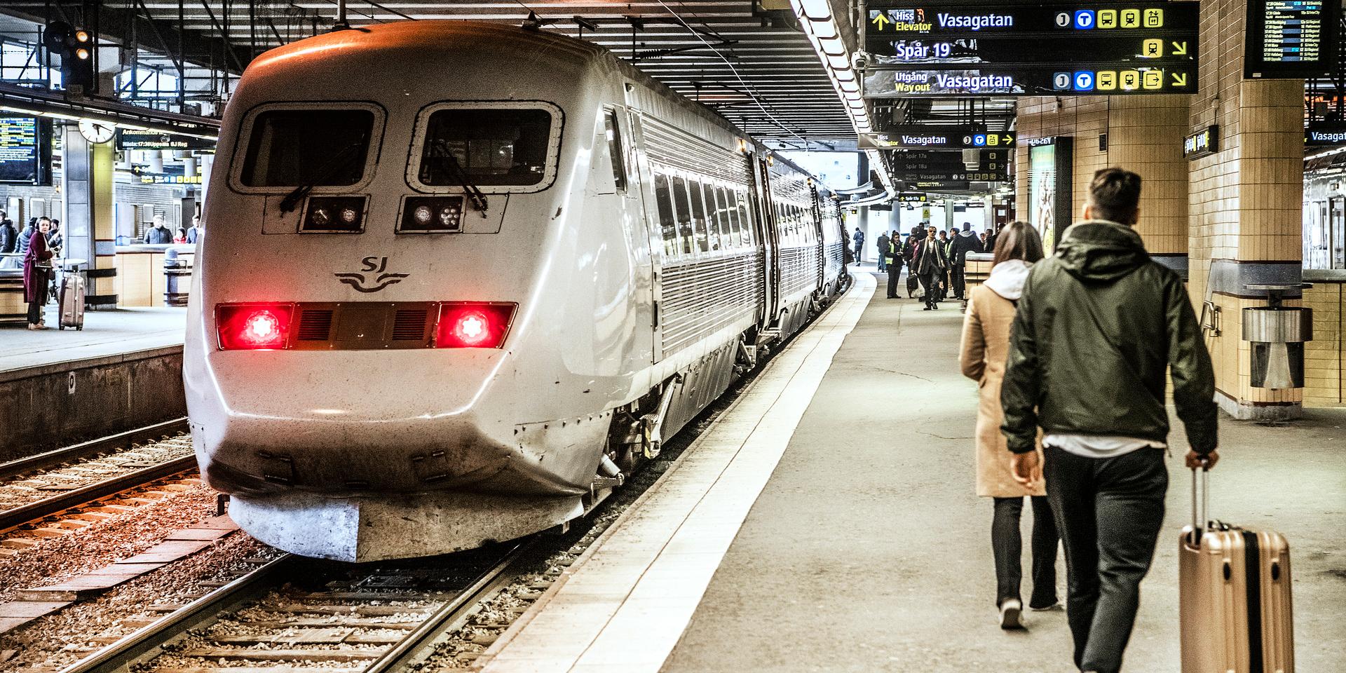 Tågtrafiken mellan Stockholm och Malmö är drabbad av förseningar. Arkivbild.