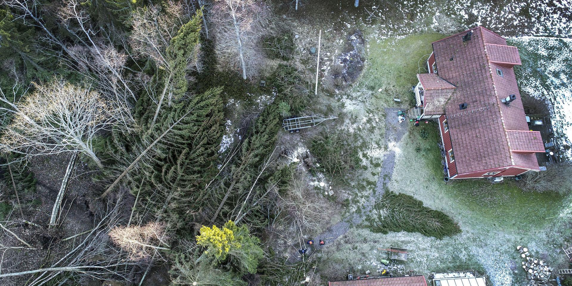 Stormen Alfrida i januari 2019 är ett exempel på en krissituation. Arkivbild från Arholma i Norrtäljes skärgård.