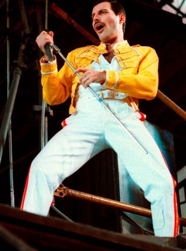 Freddie Mercury gick bort 1991. Foto: TT