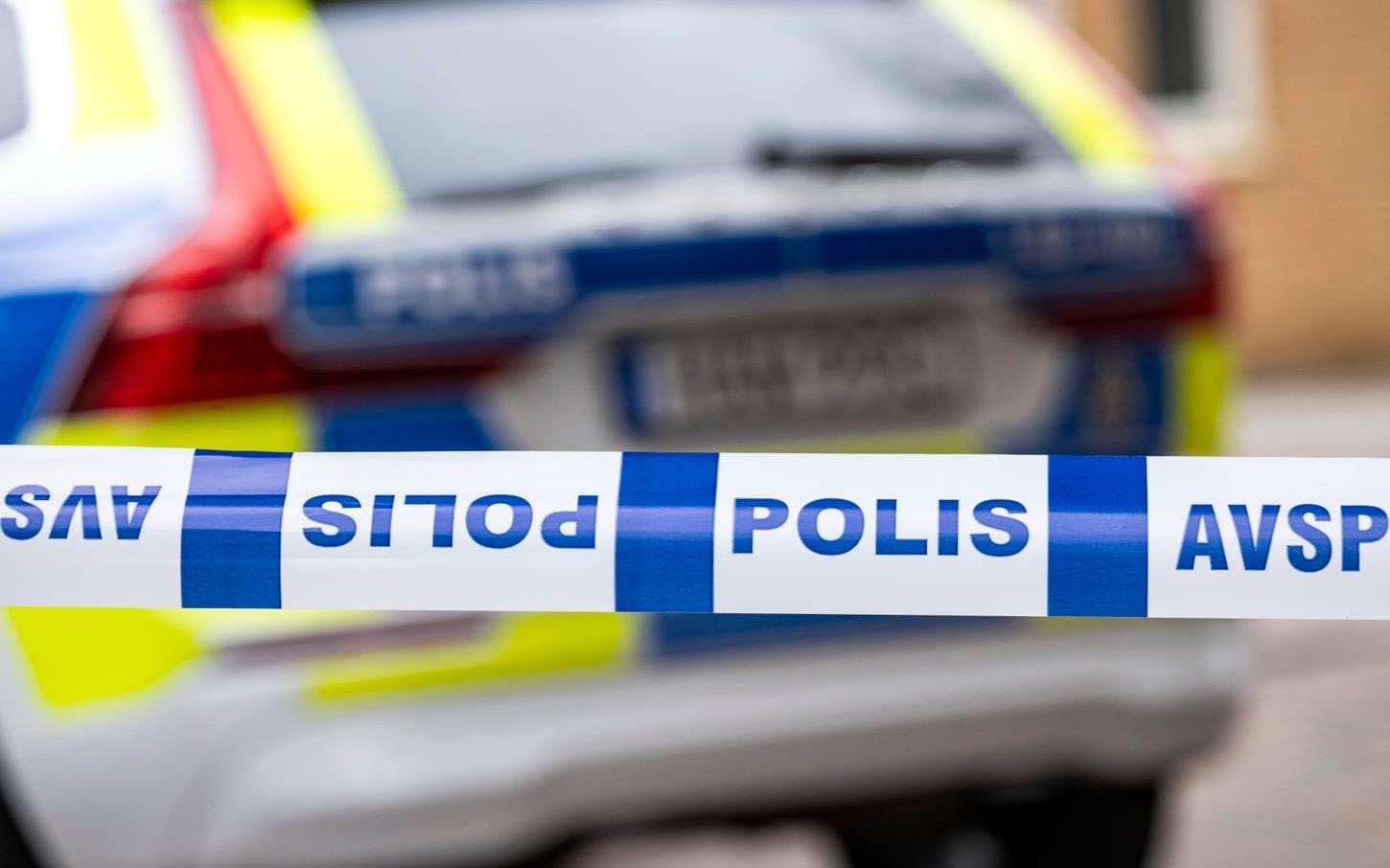 Polisen har en större insats i Norrköping. Arkivbild.
