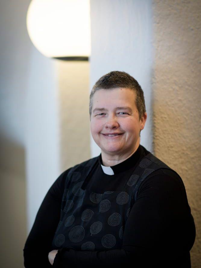 Charlotte Frycklund, nätpräst på Svenska kyrkan.