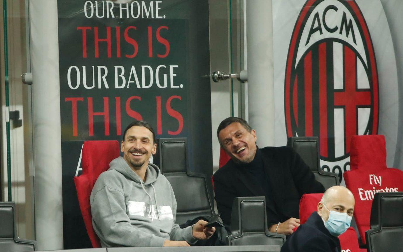 Enligt Milans sportchef Paolo Maldini vill Zlatan fortsätta spela. 