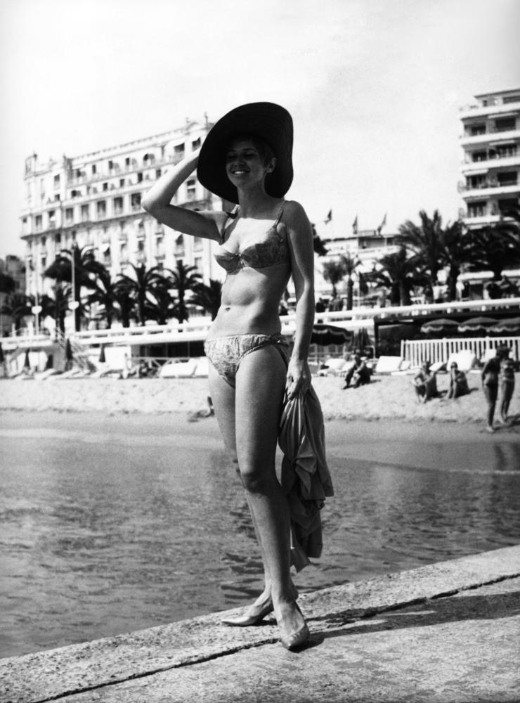 Anita Lindblom i Cannes i maj 1965.