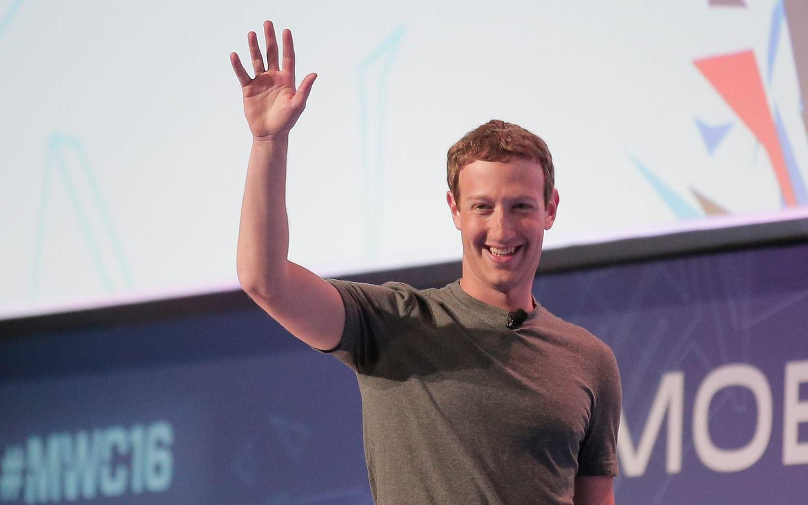 Mark Zuckerberg ligger på plats sex på Forbes lista. Bild: TT.