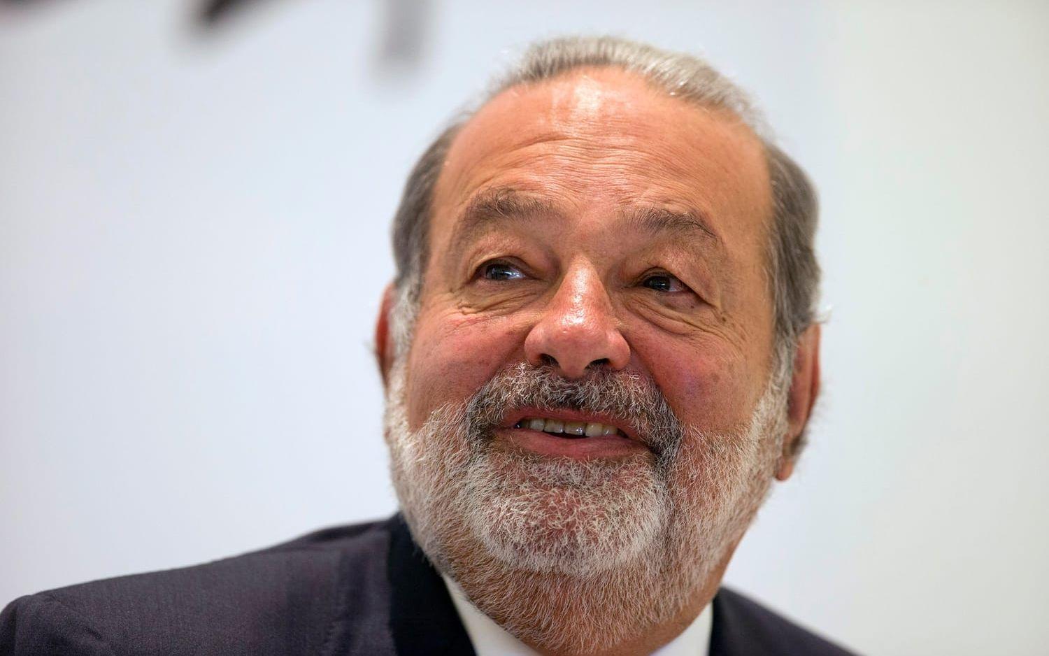 Carlos Slim ligger på plats fyra på Forbes lista. Bild: TT.
