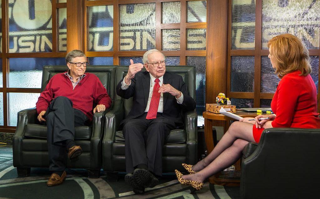 Bill Gates och Warren Buffet: Bild. TT.