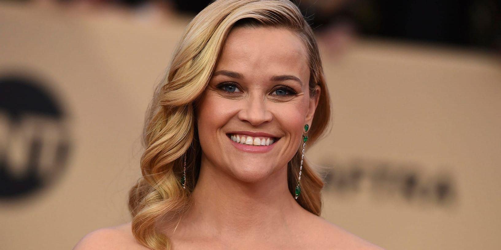 Skådespelaren Reese Witherspoon är en av initiativtagarna bakom Time's up. Arkivbild.