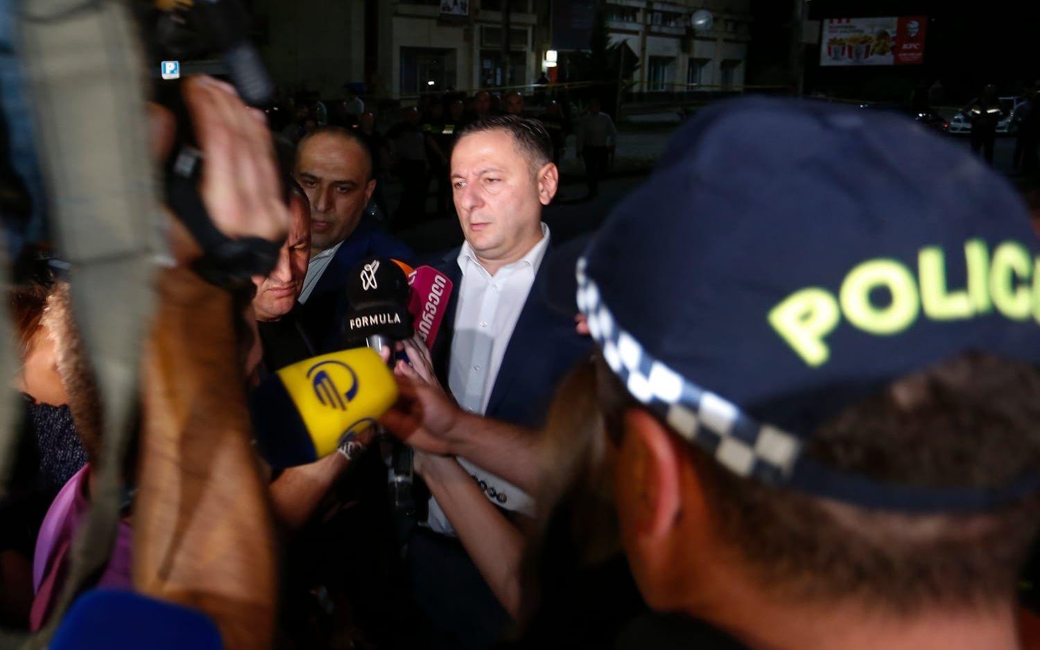 Georgiens inrikesminister Vakhtang Gomelauri. Arkivbild.