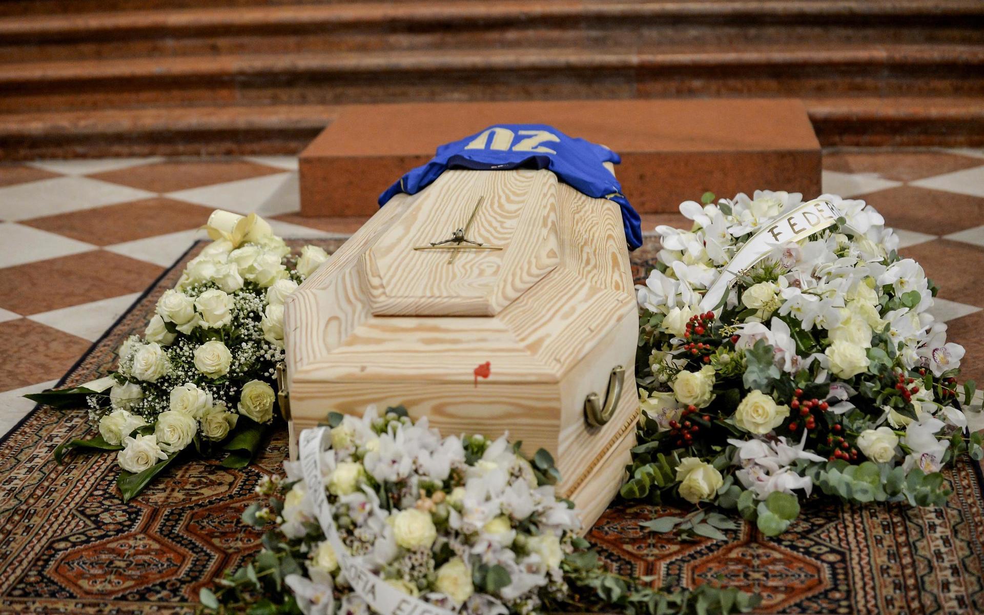 Begravningsgudstjänsten hölls i Vicenza.