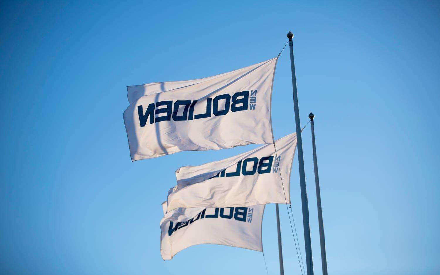 Rapport från gruvkoncernen Boliden. Arkivbild