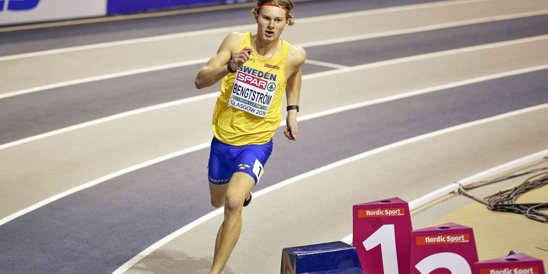 Carl Bengtström tog guld på 400 meter häck i U20-EM i Borås. Arkivbild.