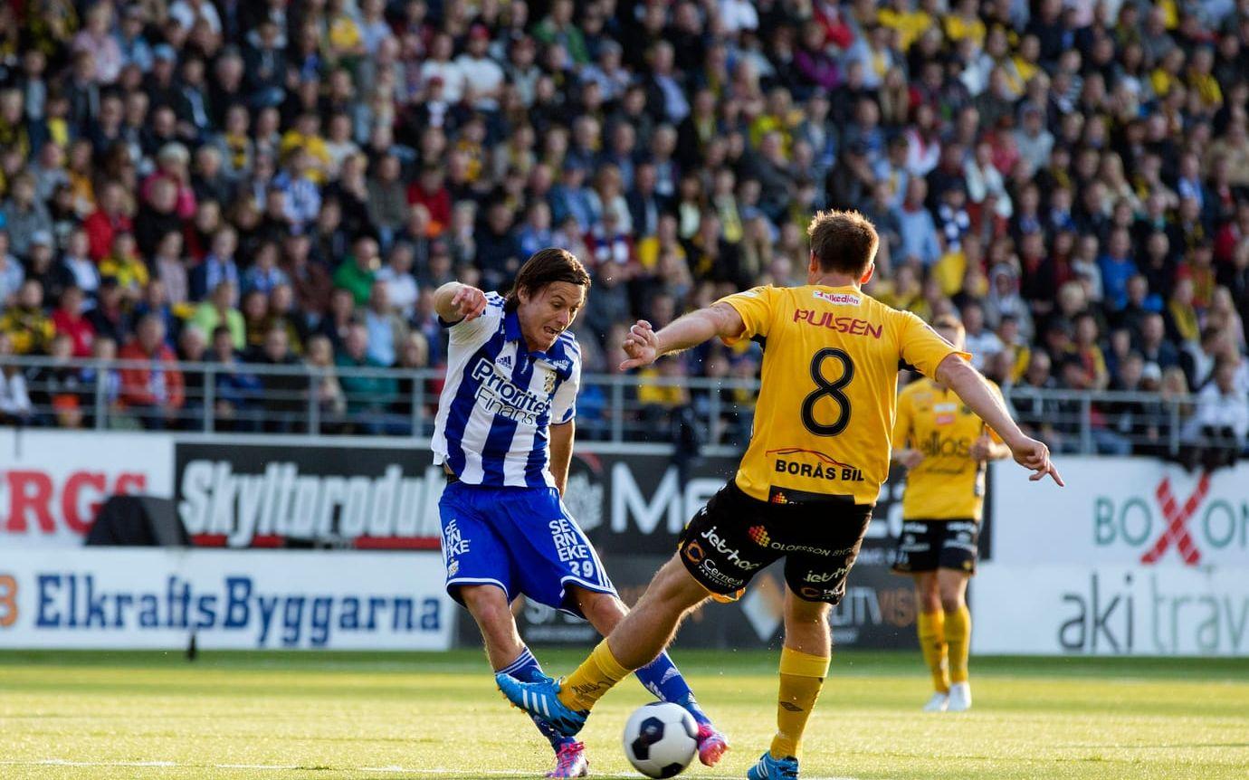 2014: Elfsborg-IFK Göteborg 0-0. Även årets andra allsvenska möte mellan rivalerna i väst slutade med kryss och utan fullträffar framåt.