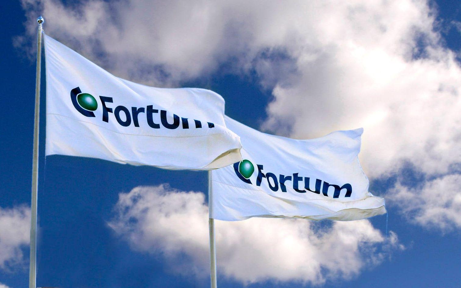 Rapport från energikoncernen Fortum. Arkivbild