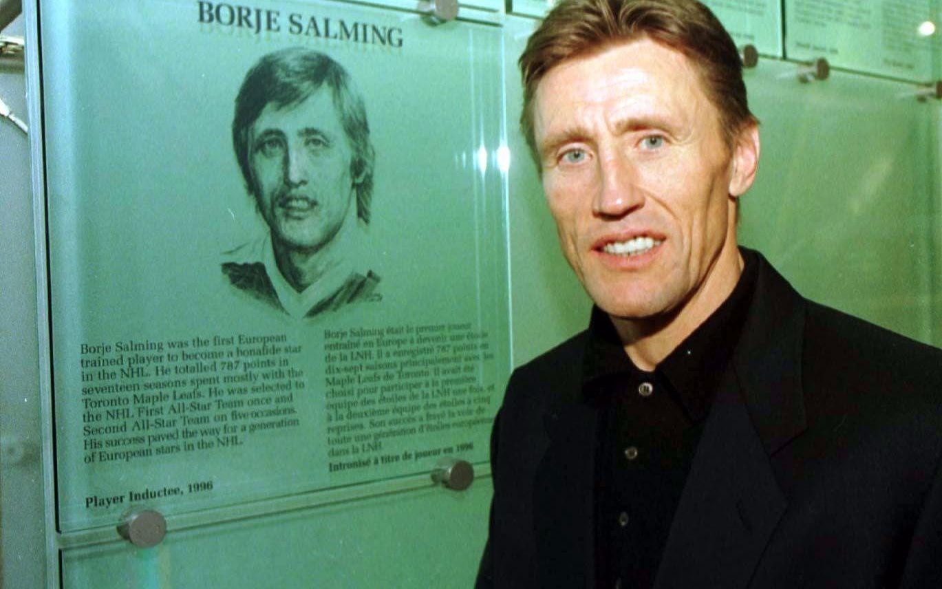 1996 blev Börje Salming, som förste svensk någonsin, invald i Hall of Fame. 