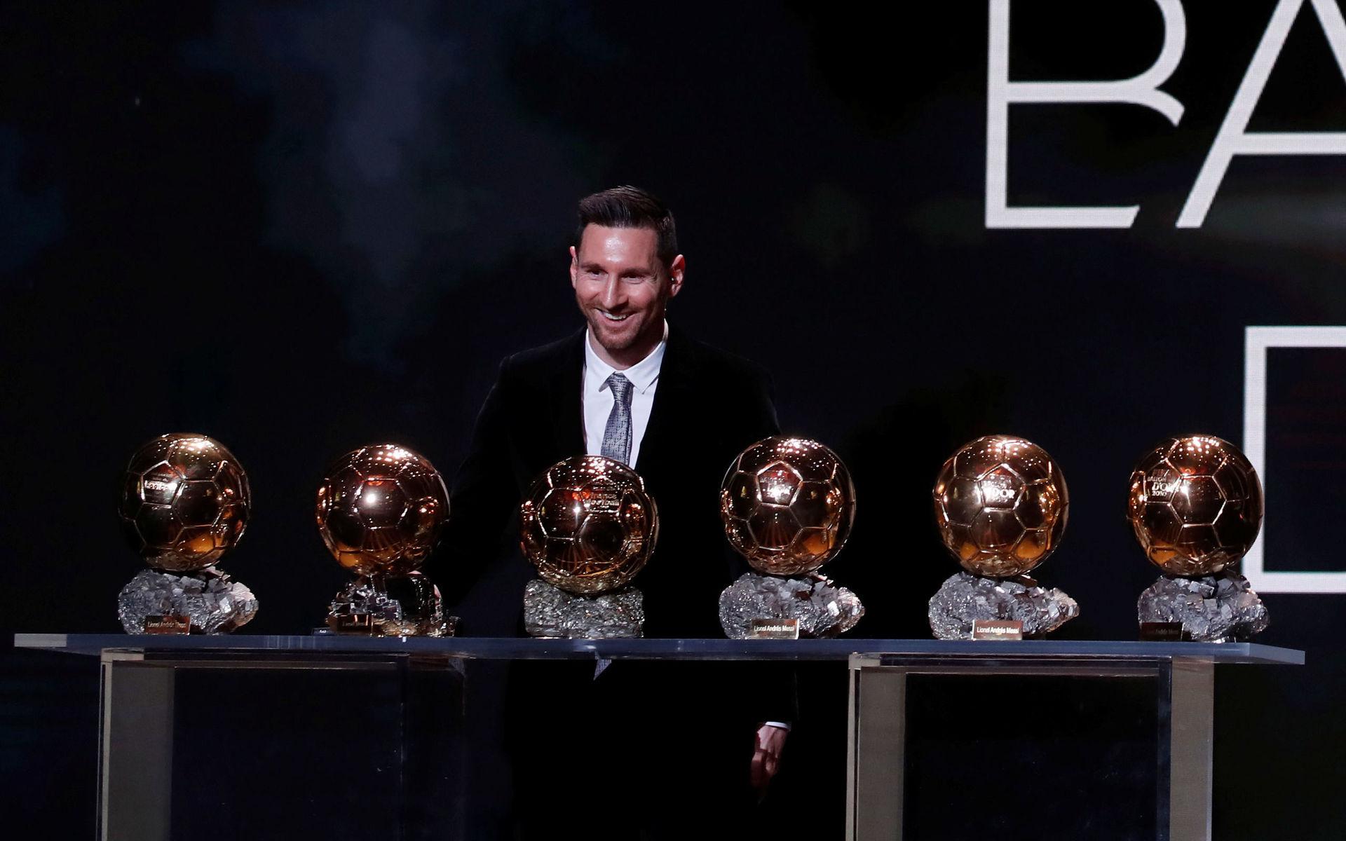 Lionel Messi vann sin sjätte Ballon d&apos;Or och har nu fler än någon annan. 