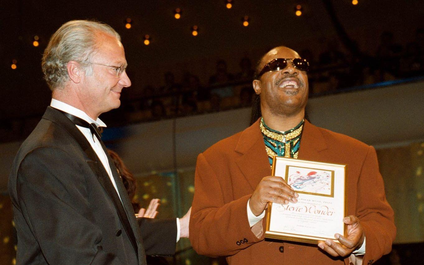 Stevie Wonder fick Polarpriset 1999. BILD:TT