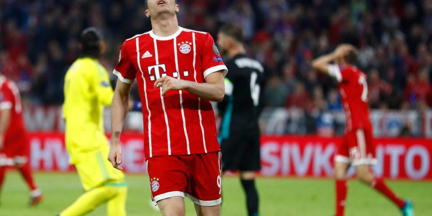 Anfallaren Robert Lewandowski hade en tung Champions League-kväll i München förra onsdagen. I tisdagens semifinalretur borta mot Real Madrid hoppas han kunna hjälpa Bayern München att vända 1–2-underläget.