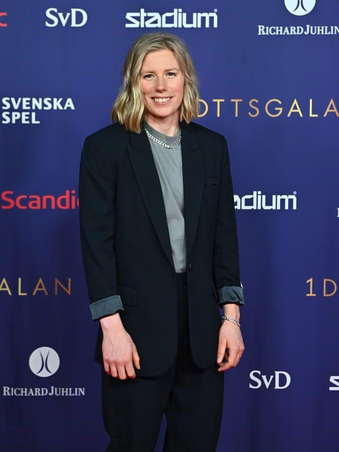 Skicrossåkaren Sandra Näslund, även hon nominerad till Jerringpriset. 