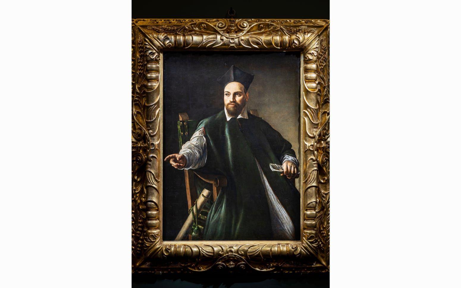 Porträtt av Maffeo Barberini, målat av Michelangelo Merisi da Caravaggio.