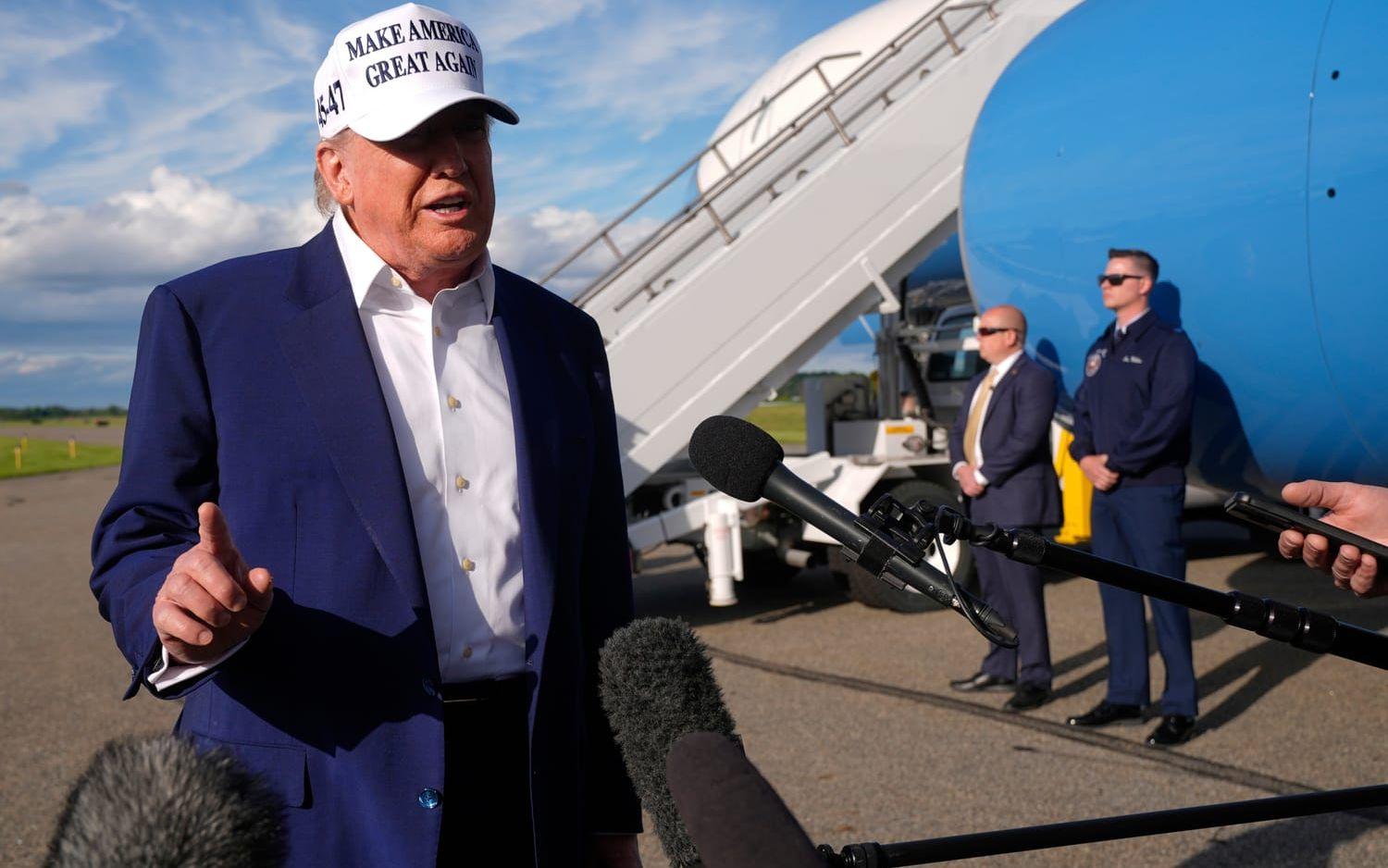 Donald Trump. Bilden är tagen 25 maj.