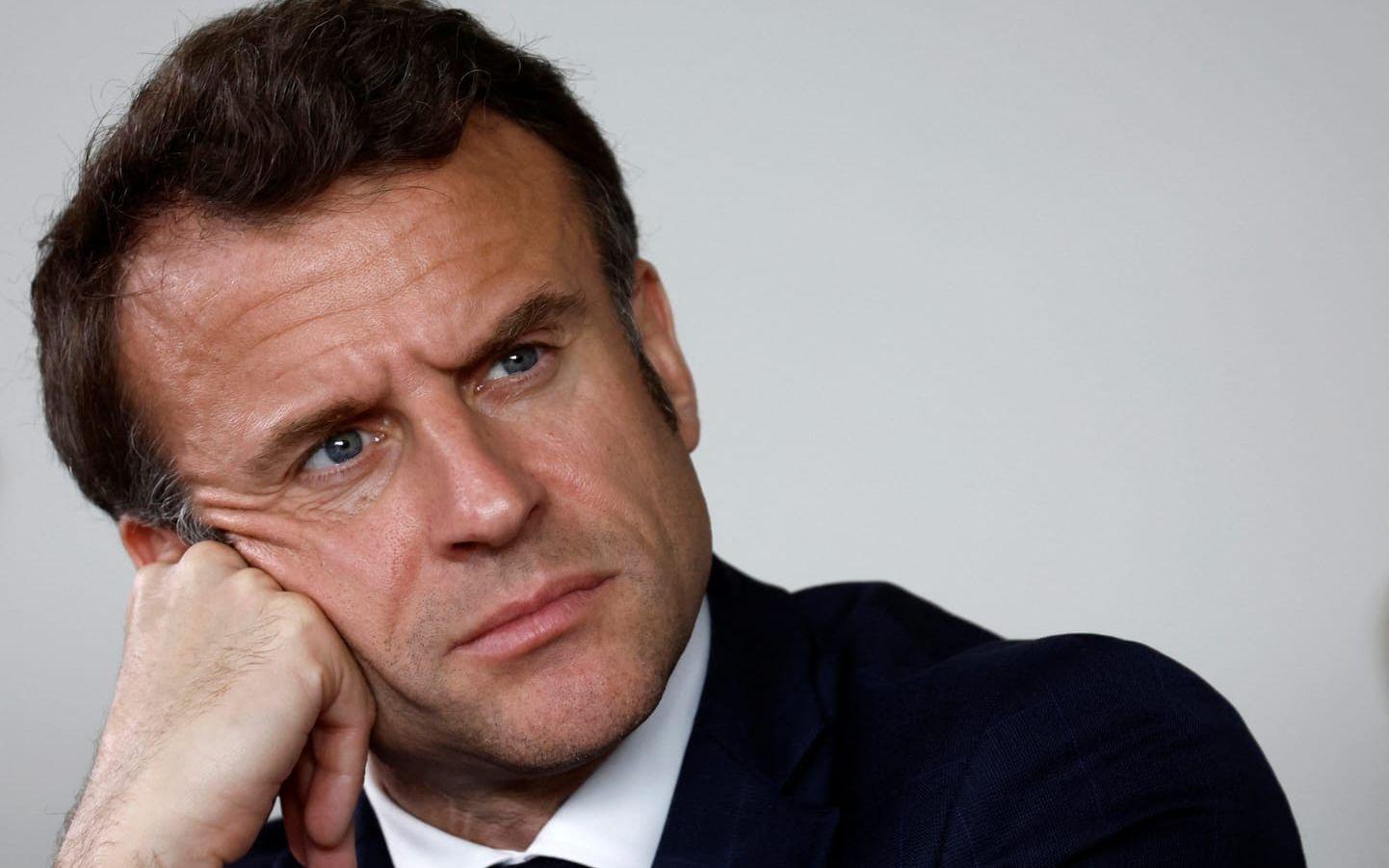 Den franska presidenten Emmanuel Macron tycks ha förverkat sitt förtroende hos stora delar av franska folket.