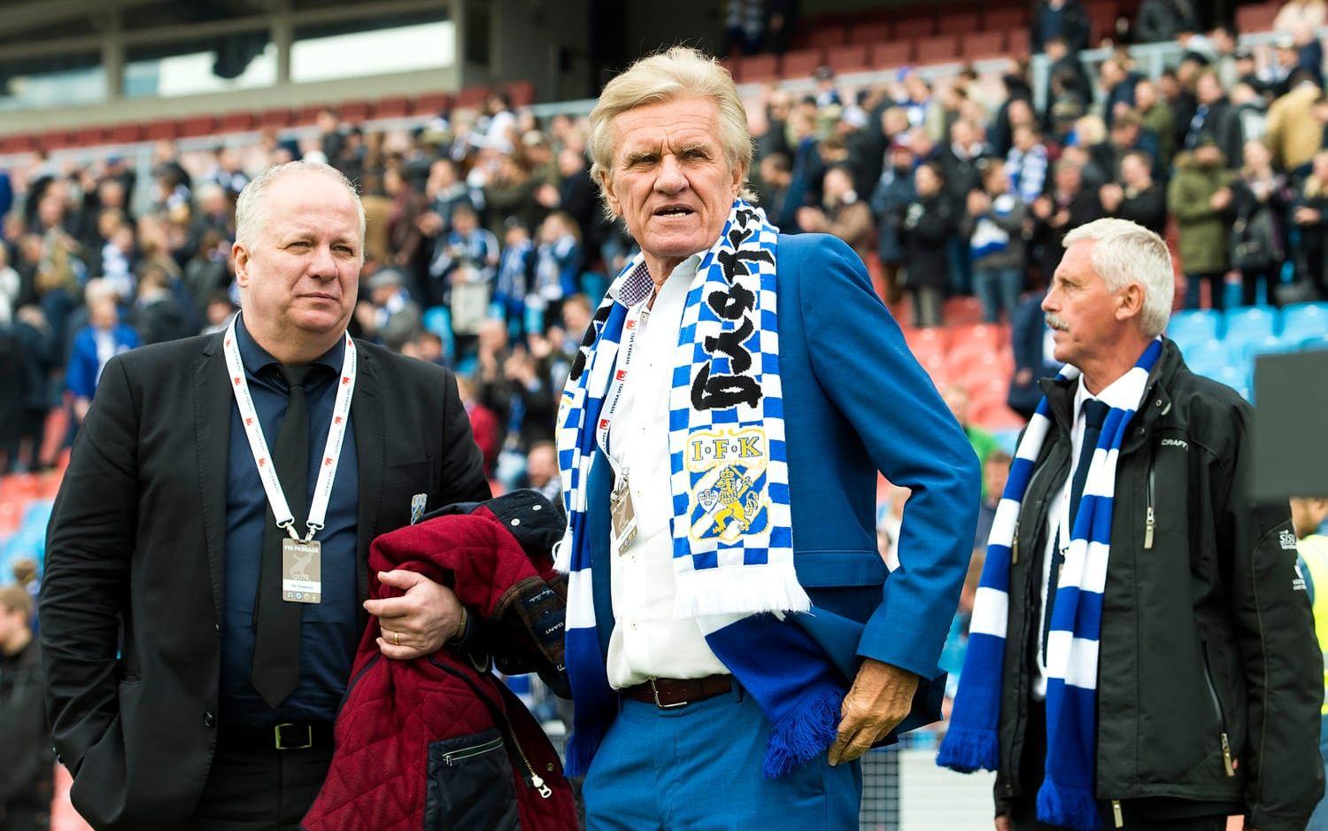 Mikael Kjellström, till vänster, styrelseledamot i klubben. Foto: Bildbyrån