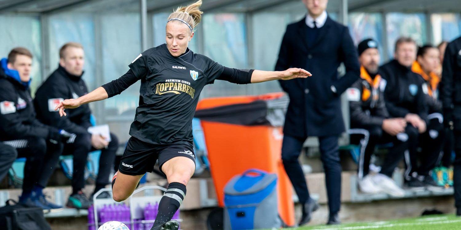 Emma Koivisto räddade poäng för sitt GFC med såväl mål som assist mot Kristianstad.