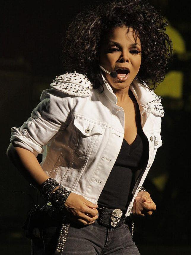 Mickael Jacksons syster Janet Jackson som även hon är en stor popstjärna. Foto: TT.