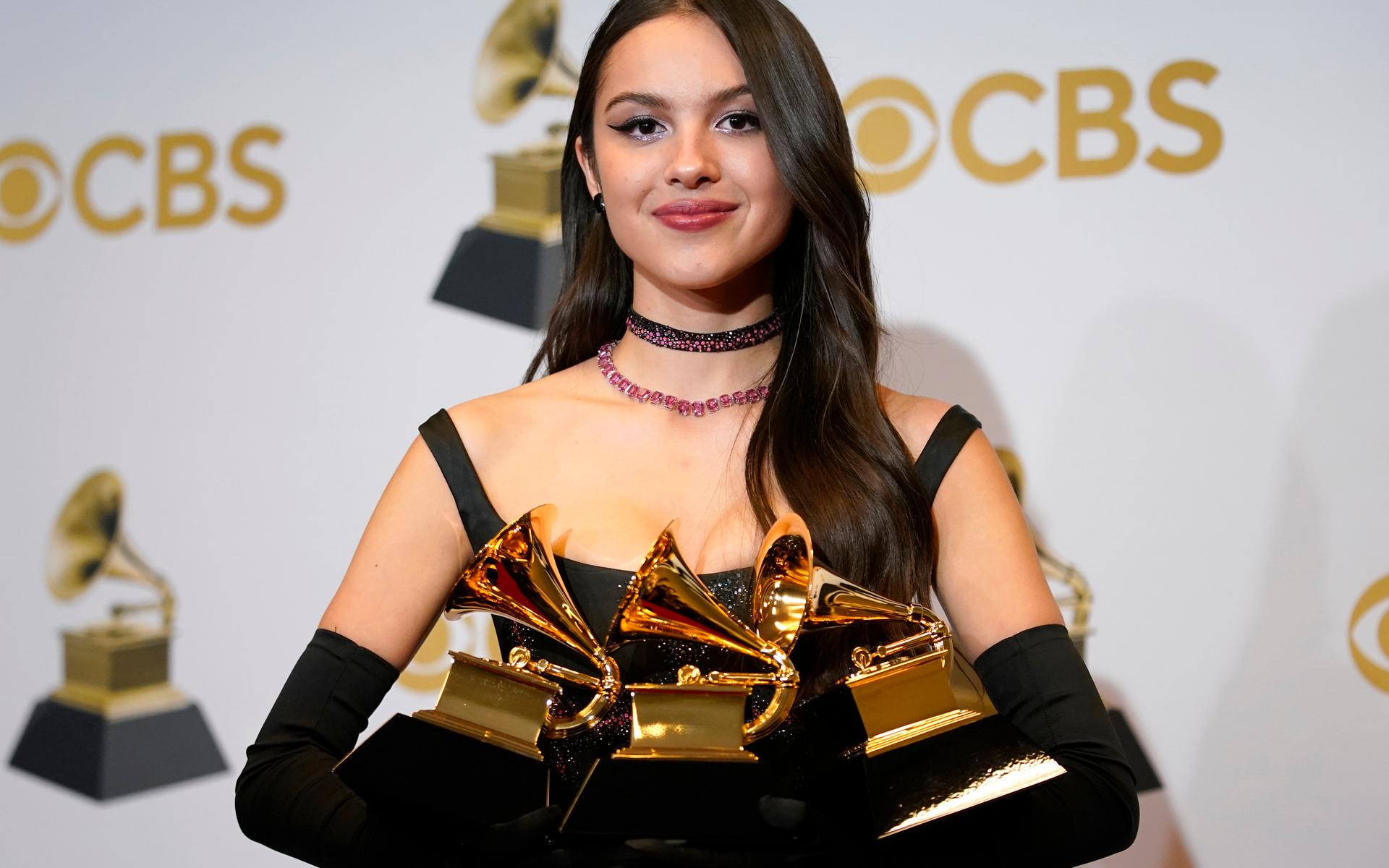 Olivia Rodrigo var en av de stora vinnarna under Grammy-galan. Bland annat vann hon bästa ”pop vocal”-album för &quot;Sour”.