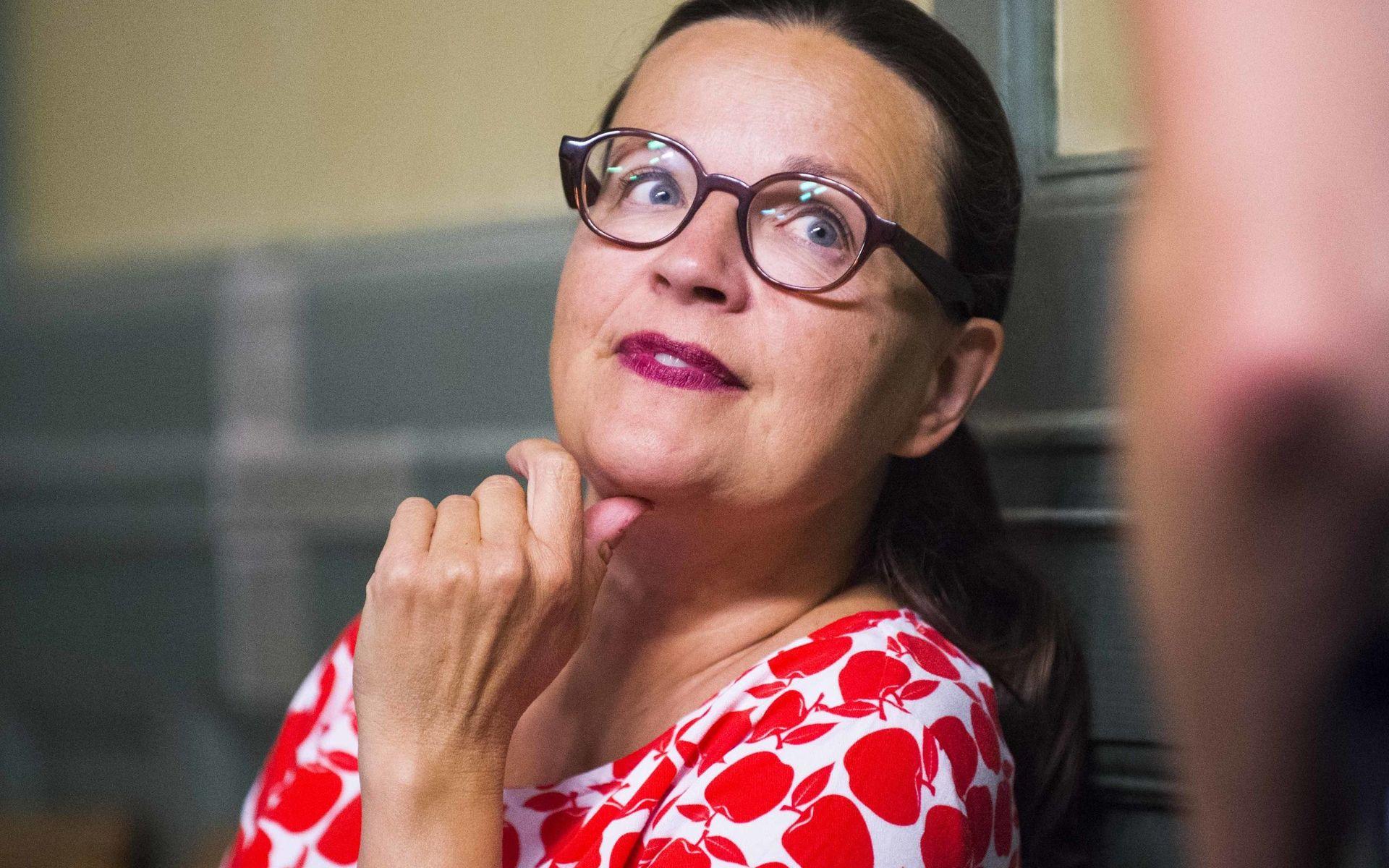 STOCKHOLM 2018-09-03Anna Ekström (S), Gymnasie- och kunskapslyftsminister. 