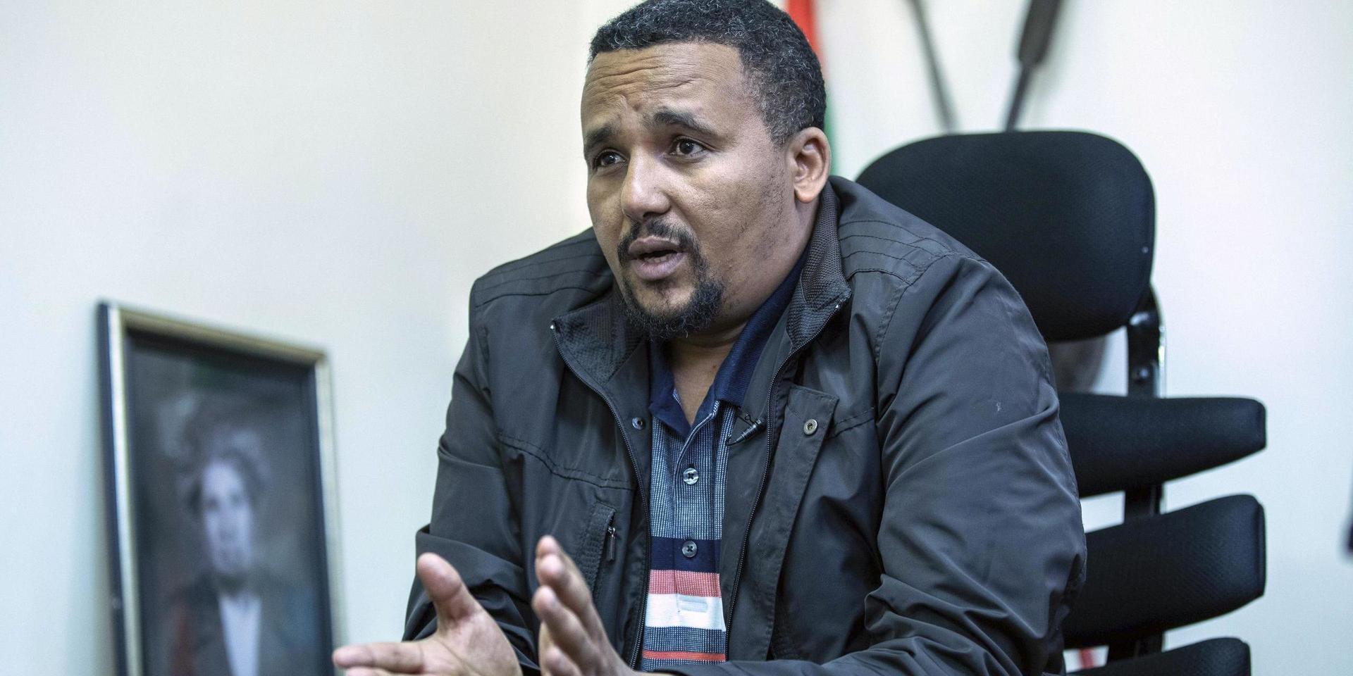 Den etiopiske oppositionspolitikern Jawar Mohammed. Arkivbild.