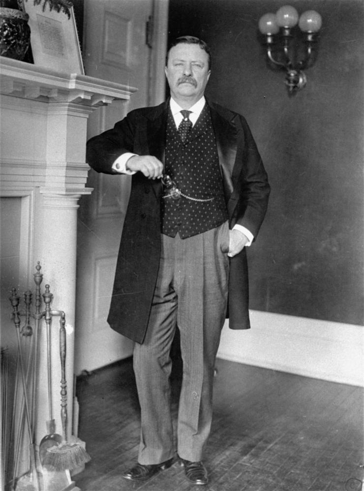 Theodore Roosevelt skottskadades mitt under ett valtal 1912.