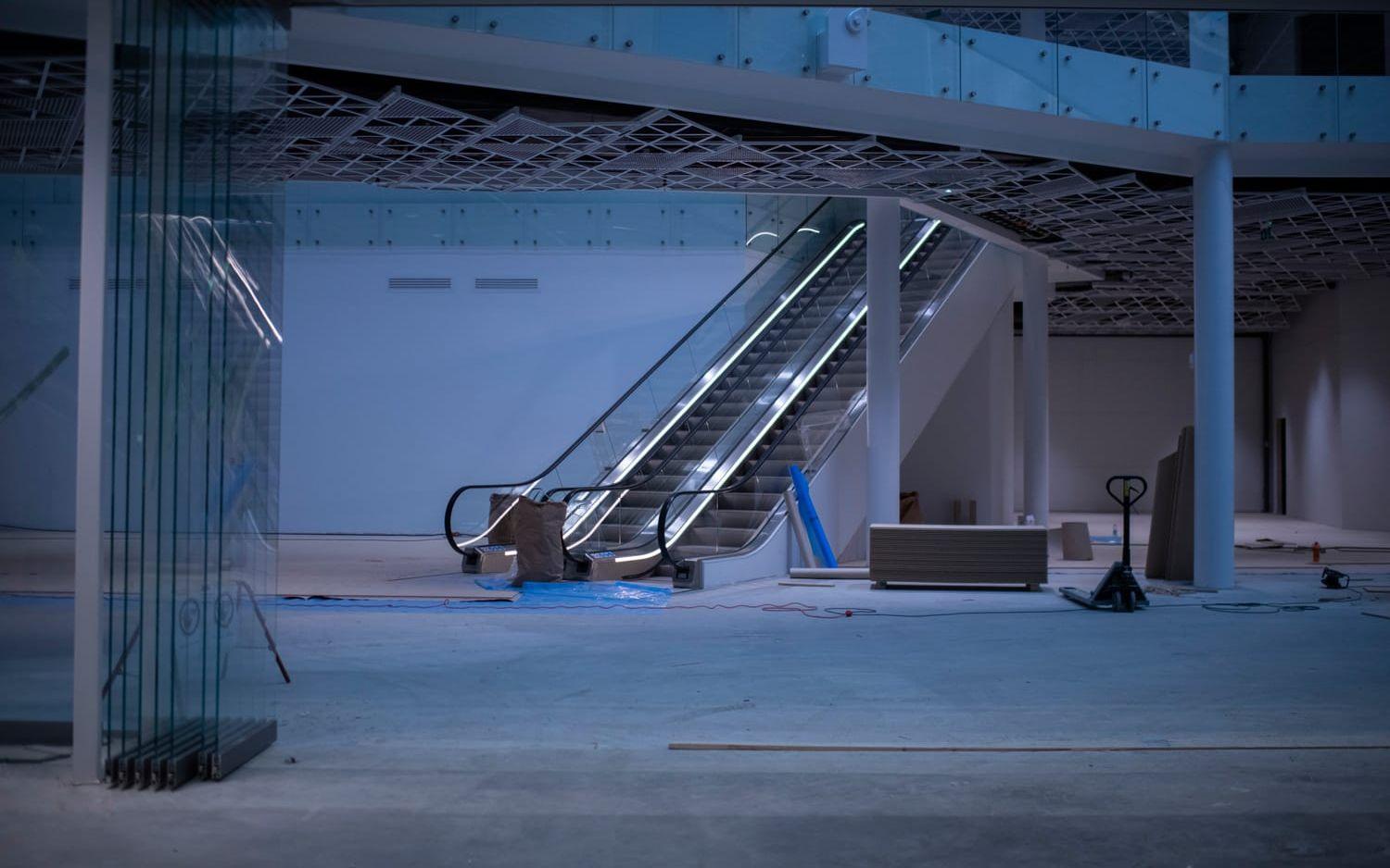 Så här såg Ikeas nya varuhus i Kållered ut när GP besökte byggarbetsplatsen i december 2020. 