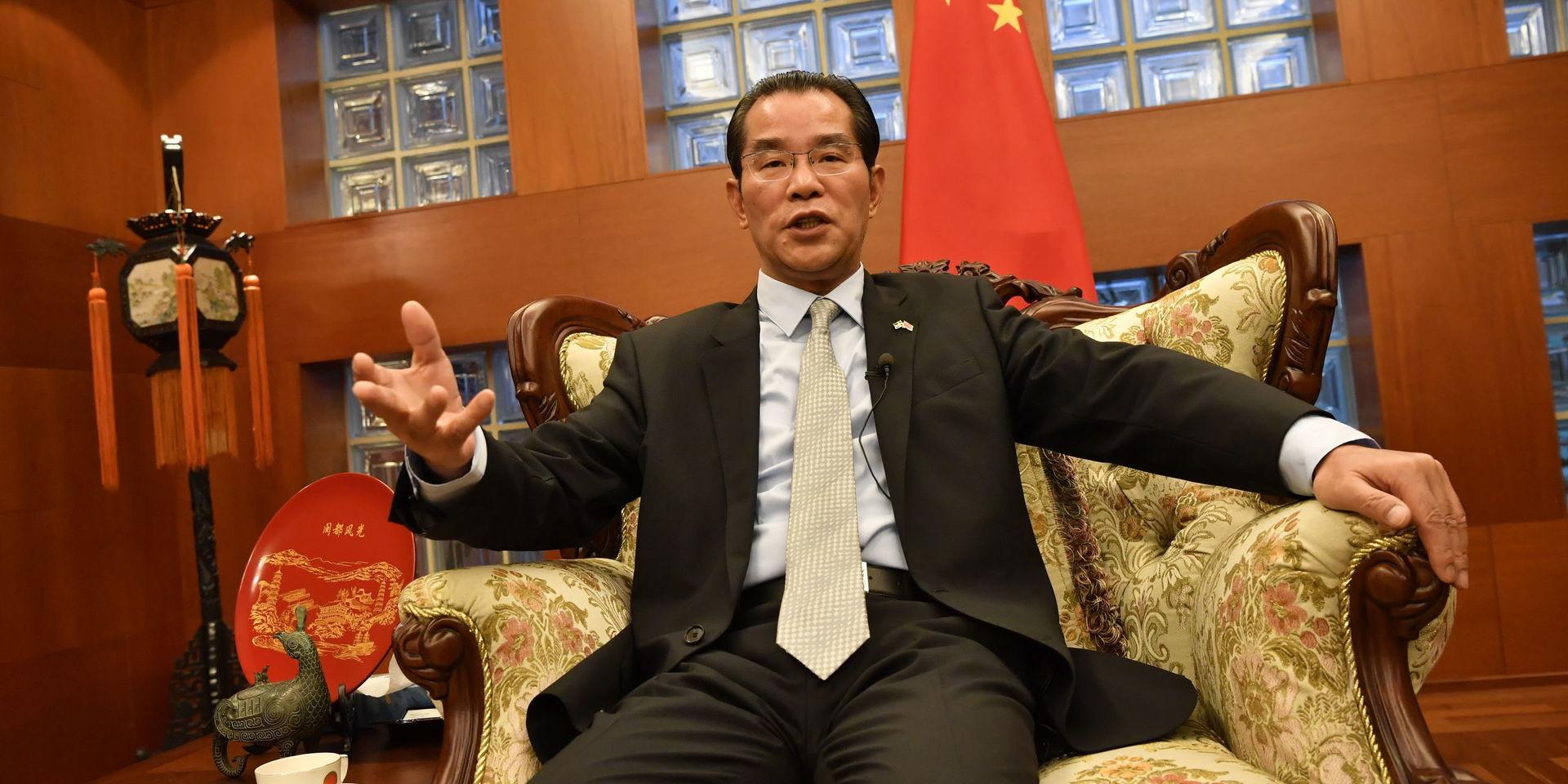 Kinas ambassadör Gui Congyou.