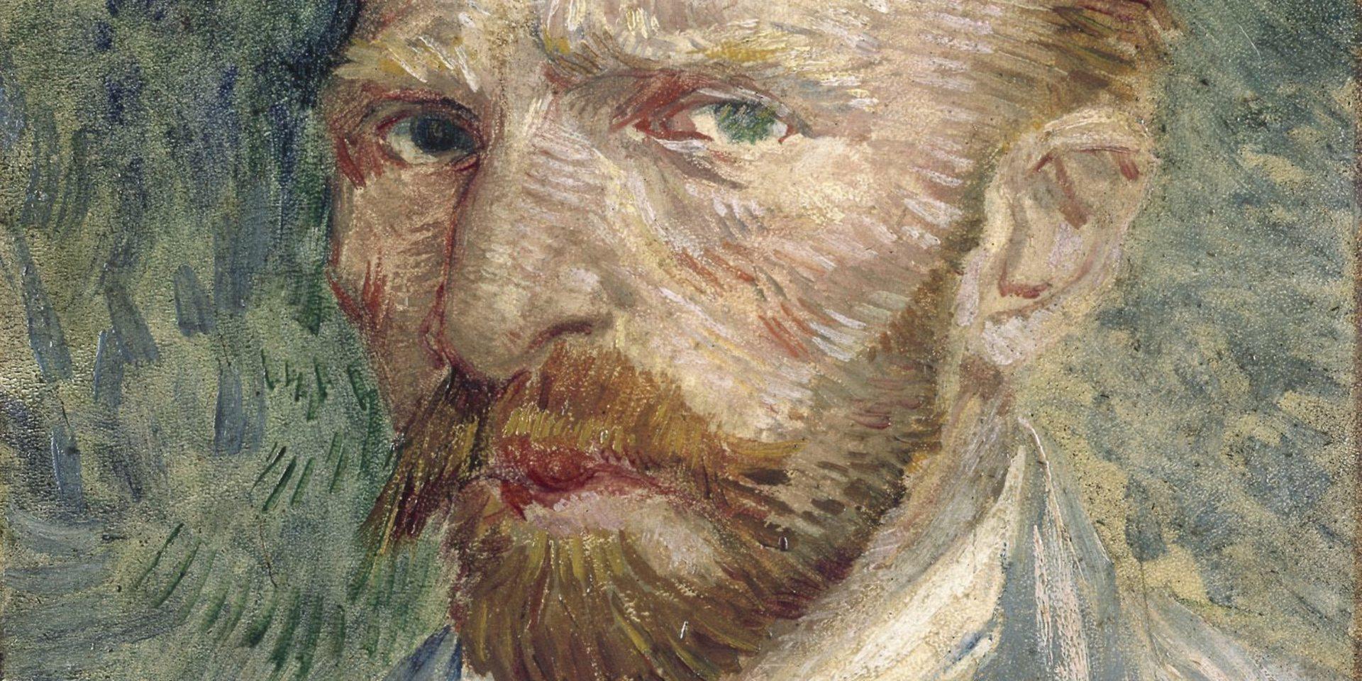 Självporträtt av Vincent van Gogh.