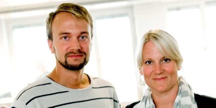 GP:s Fredrik Lennander och Emma Engström.