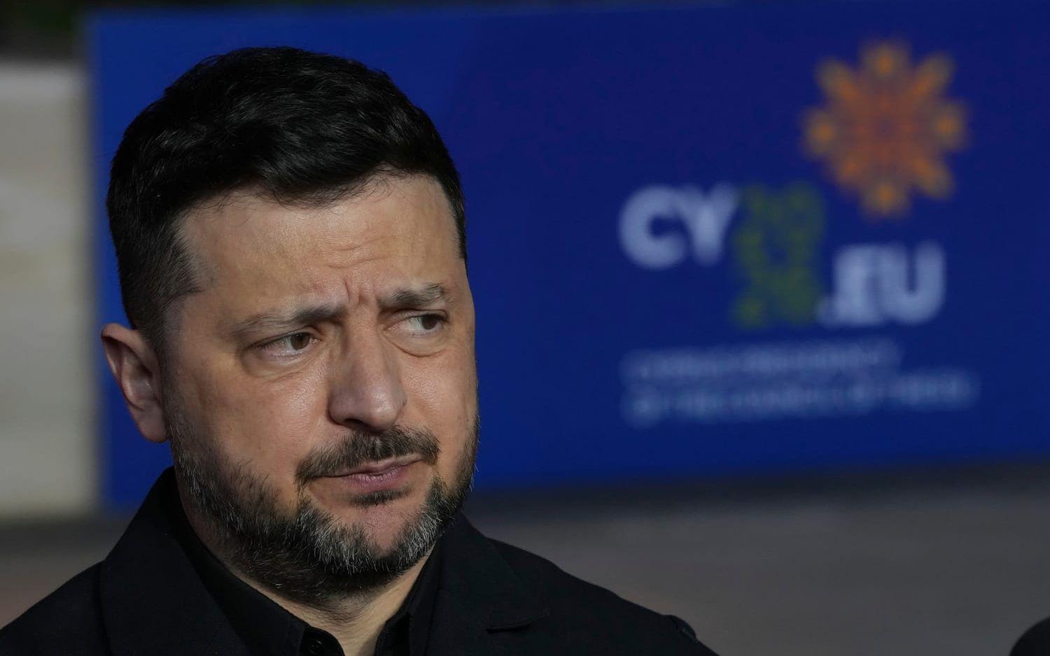 Ukrainas president Volodymyr Zelenskyj tidigare i veckan. 