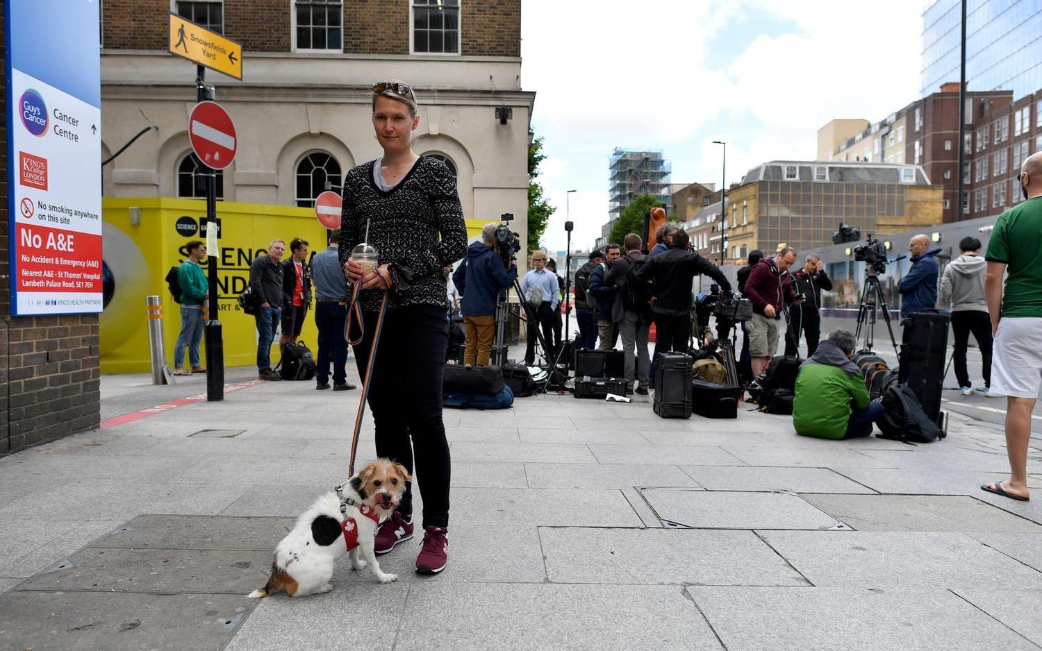 Sandra Alvarez i London: "Londonborna repar sig snabbt."
