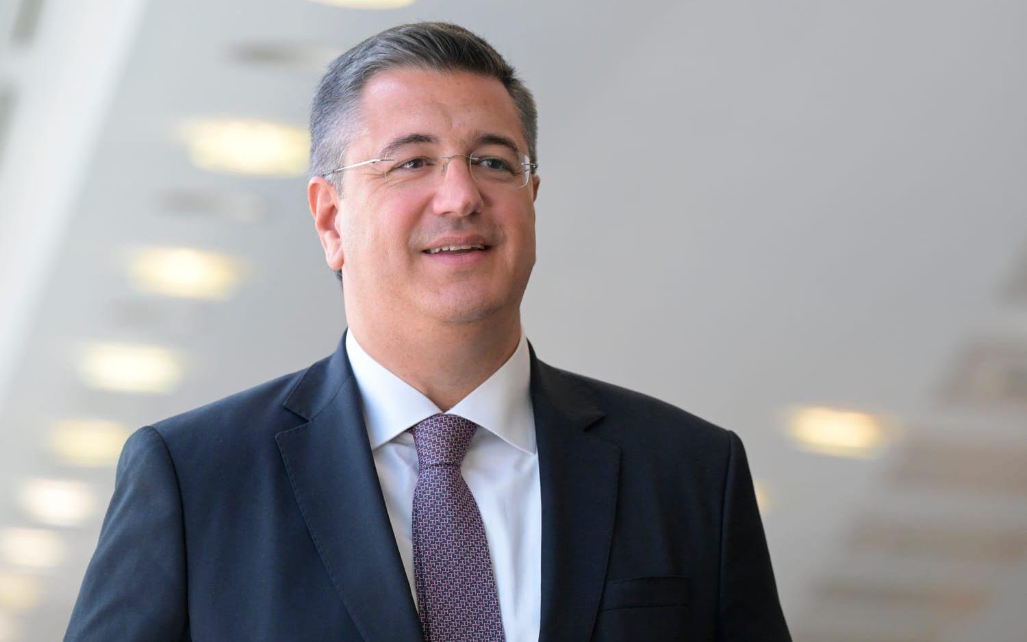 Apostolos Tzitzikostas är EU-kommissionär med ansvar för transporter och turism. Arkivbild.