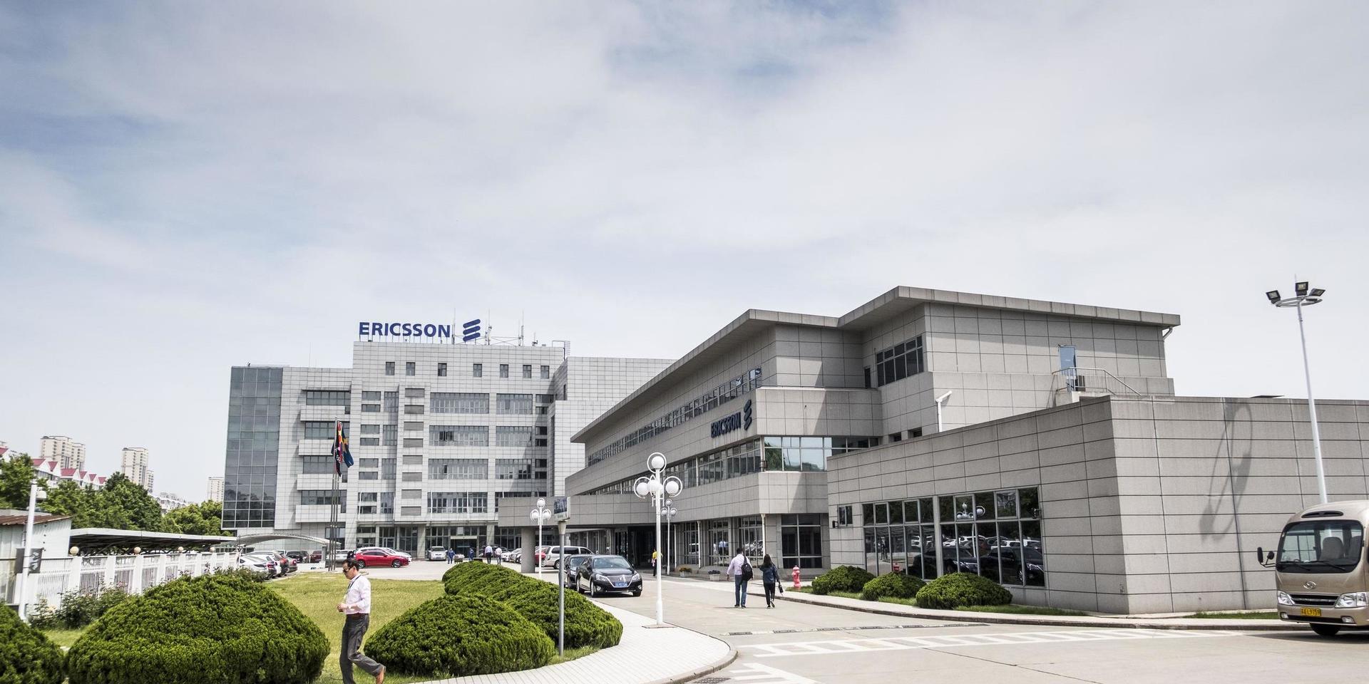 Ericssons fabrik i Nanjing i Kina är en av bolagets största. Arkivbild.