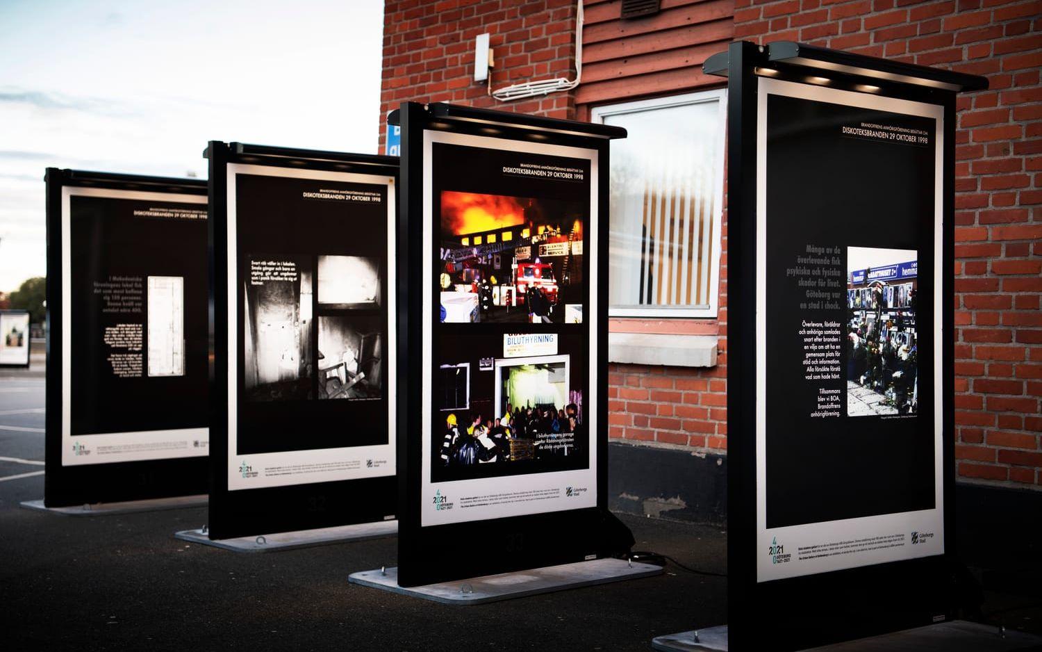Samtidigt som Faces of youth, visas också en ny minnesutställning från Brandoffrens anhörigförening, BOA, som skapats tillsammans med konstnärskollektivet Kiosken på Ringön.
