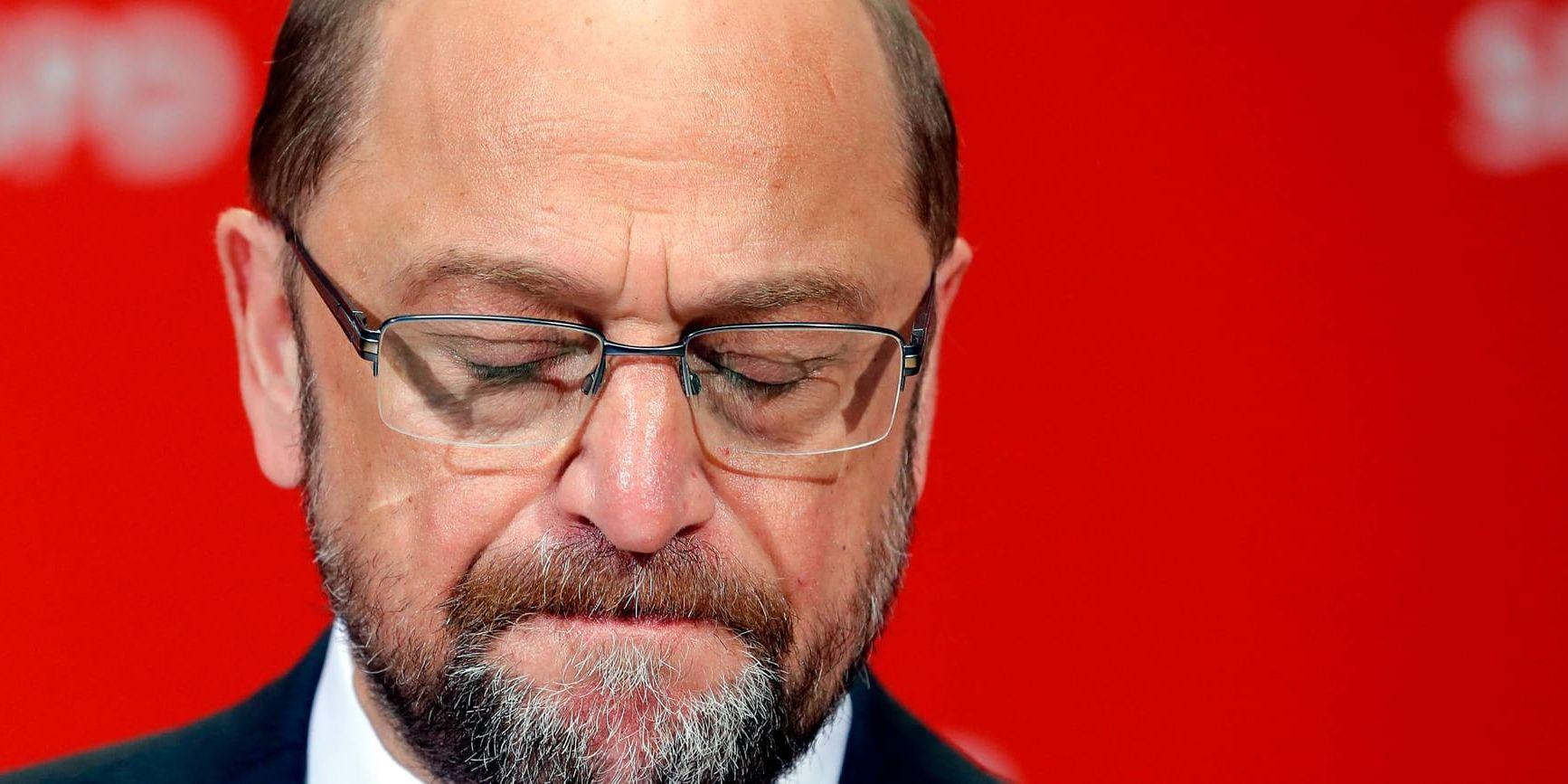 Valförlusten är ett svårt bakslag för SPD-ledaren Martin Schulz.
