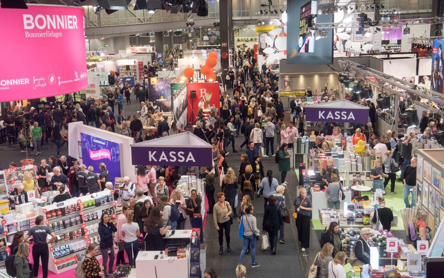 Elever från gymnasieskolor i Göteborgs närområde kommer bjudas in till Bokmässan i Göteborg. Arkivbild.