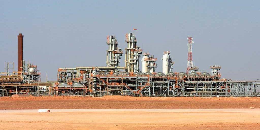 The Krechba gas plant ligger i den algeriska öknen, ungefär 1200 kilometer söder om huvudstaden Alger.