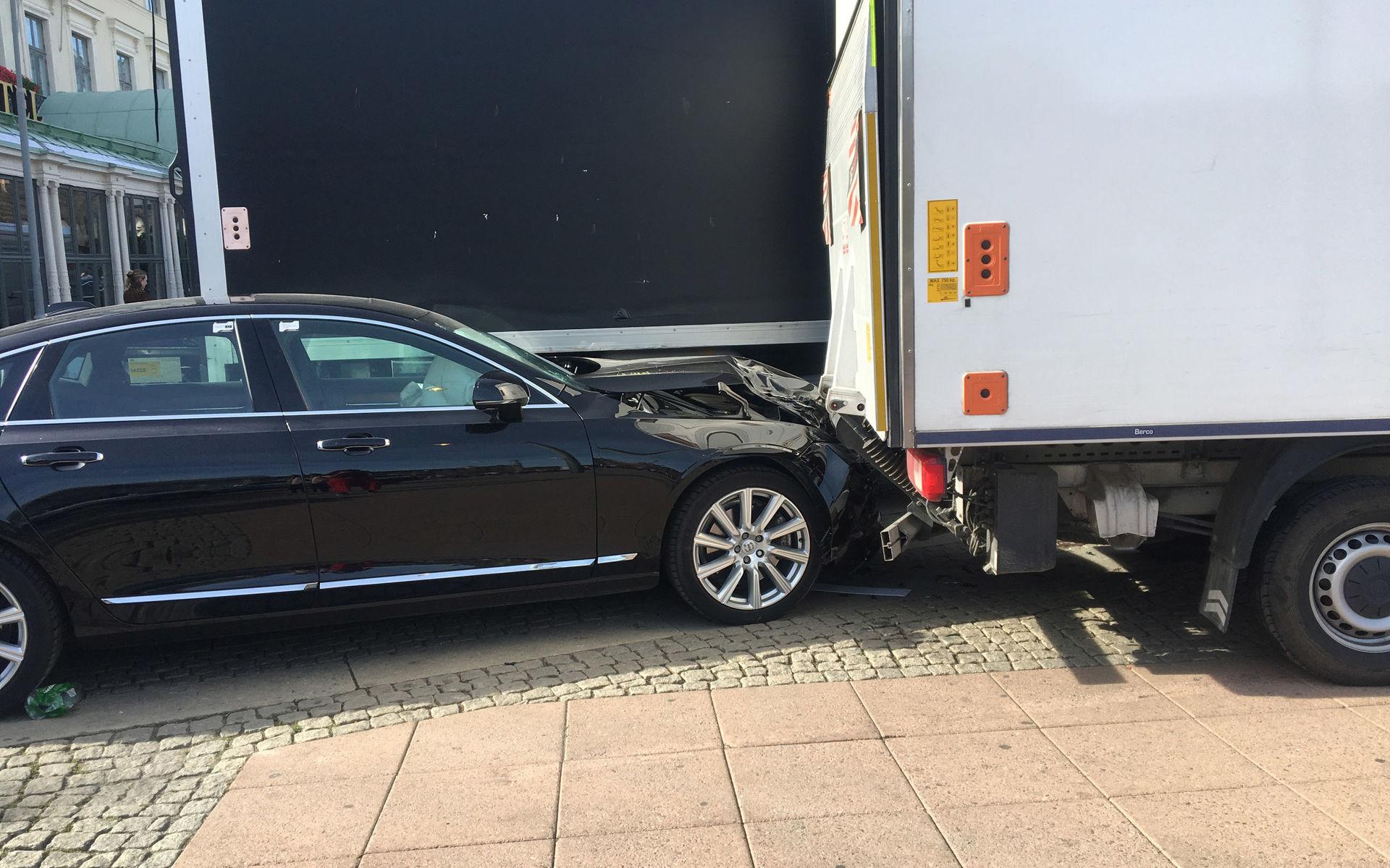 Olyckan inträffade utanför Hotell Eggers i centrala Göteborg.